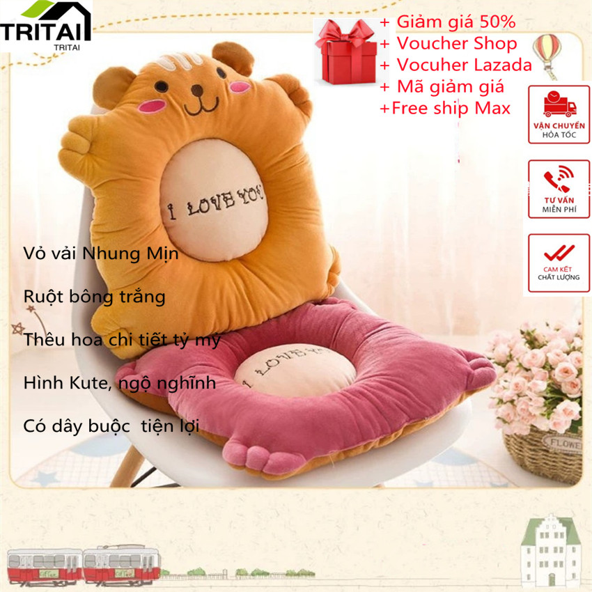 [RẺ VÔ ĐỊCH] Đệm Nệm Lót Ghế Ngồi Lót Mông Hình Thú Êm Ái Siêu Cute,Nệm Tựa Lưng,Miếng Lót Mông,ĐỆM