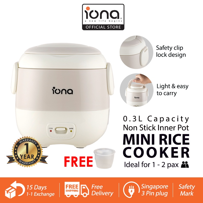 iona stainless steel rice cooker