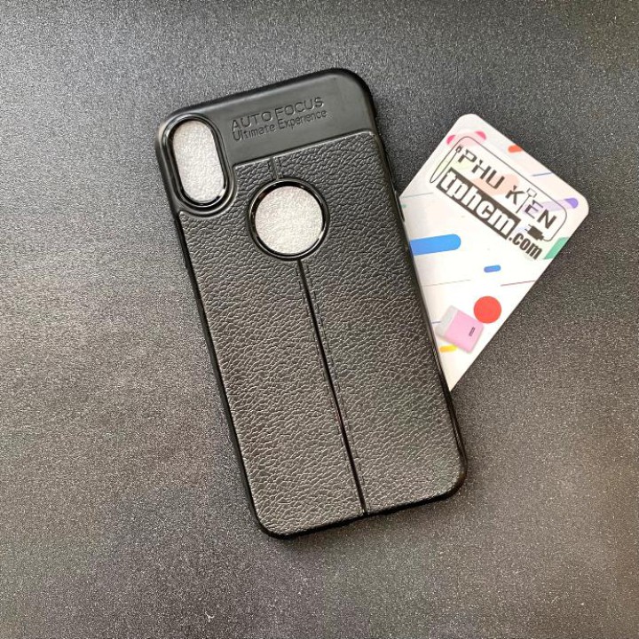 Ốp lưng iphone x - xs dẻo giả da cao cấp