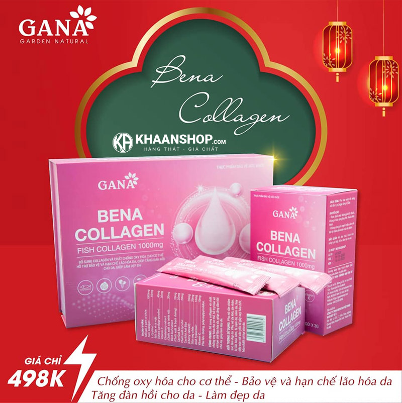Bena colagen ga na mẫu mới - collagen dạng bột