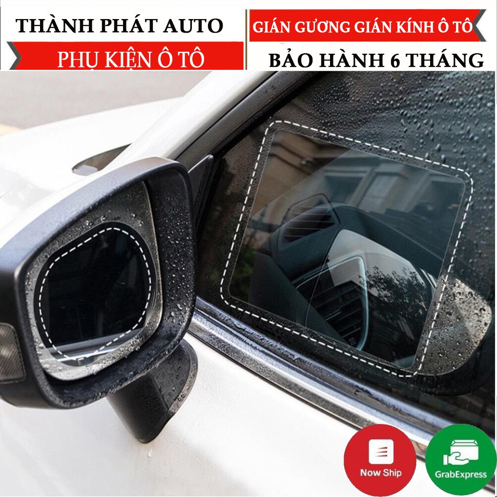 Miếng dán gương ô tô , miếng dán kính chống bám nước cho ô tô chống nước,chống đọng sương
