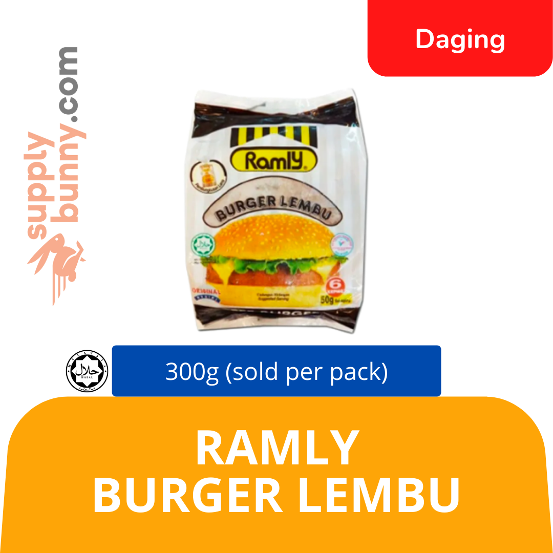 KLANG VALLEY ONLY! Ramly Burger Lembu 300g (sold per pack) Chongsway