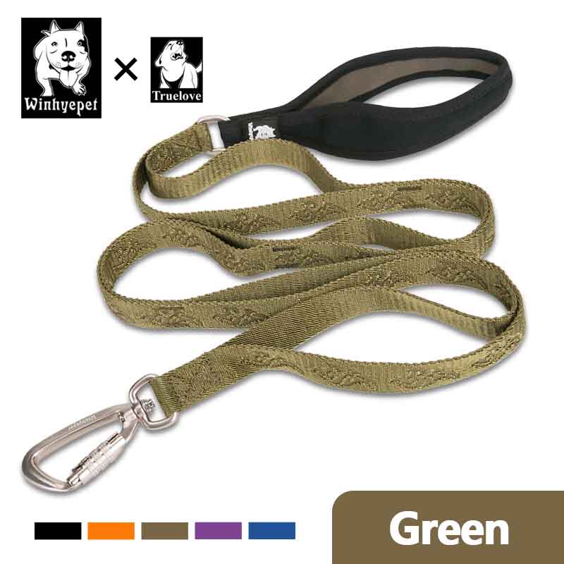 TRUELOVE Dog Leash Training Nylon Rope Pet Dog Leashes Soft Handle Walking Running Dogs Leash for Medium Large Dogs Supplies