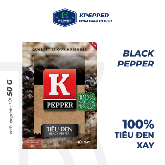 Tiêu đen xay túi K Pepper 50g