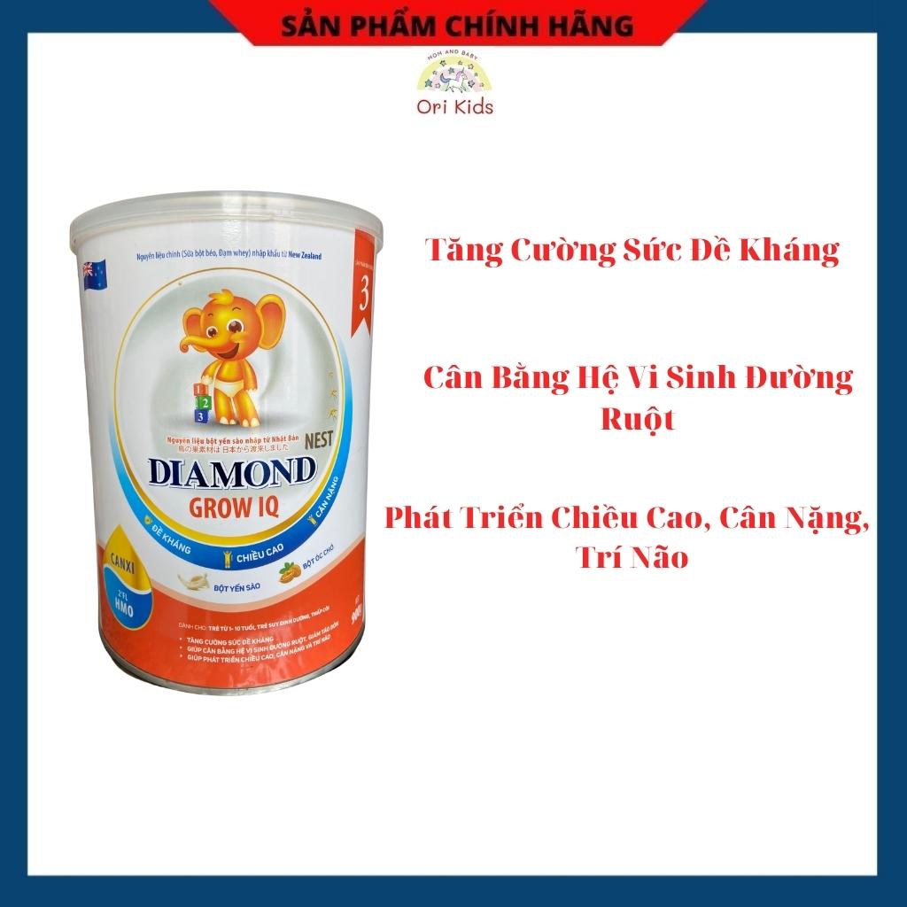 Sữa Y Tế Diamond Grow IQ 900g (từ 1-10 tuổi) Phát Triển Chiều Cao Vượt Trội, Tăng Cường Đề Kháng, Tăng Cân Tốt Ori Kids