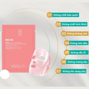 Mặt nạ nhau thai cừu tế bào gốc Nhật Bản Rwine beauty placenta mask