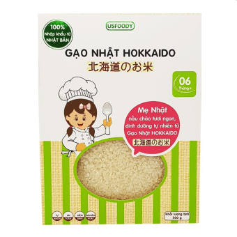 Gạo HOKKAI Cho Bé Ăn Dặm 6M+ US ( Gói 500gr )
