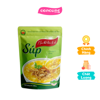 Súp nui thịt bằm bí đỏ Cây Thị