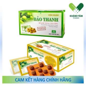 ! Viên kẹo ngậm ho Bảo Thanh (Hộp 100 viên) (có đường/ không đường NS)