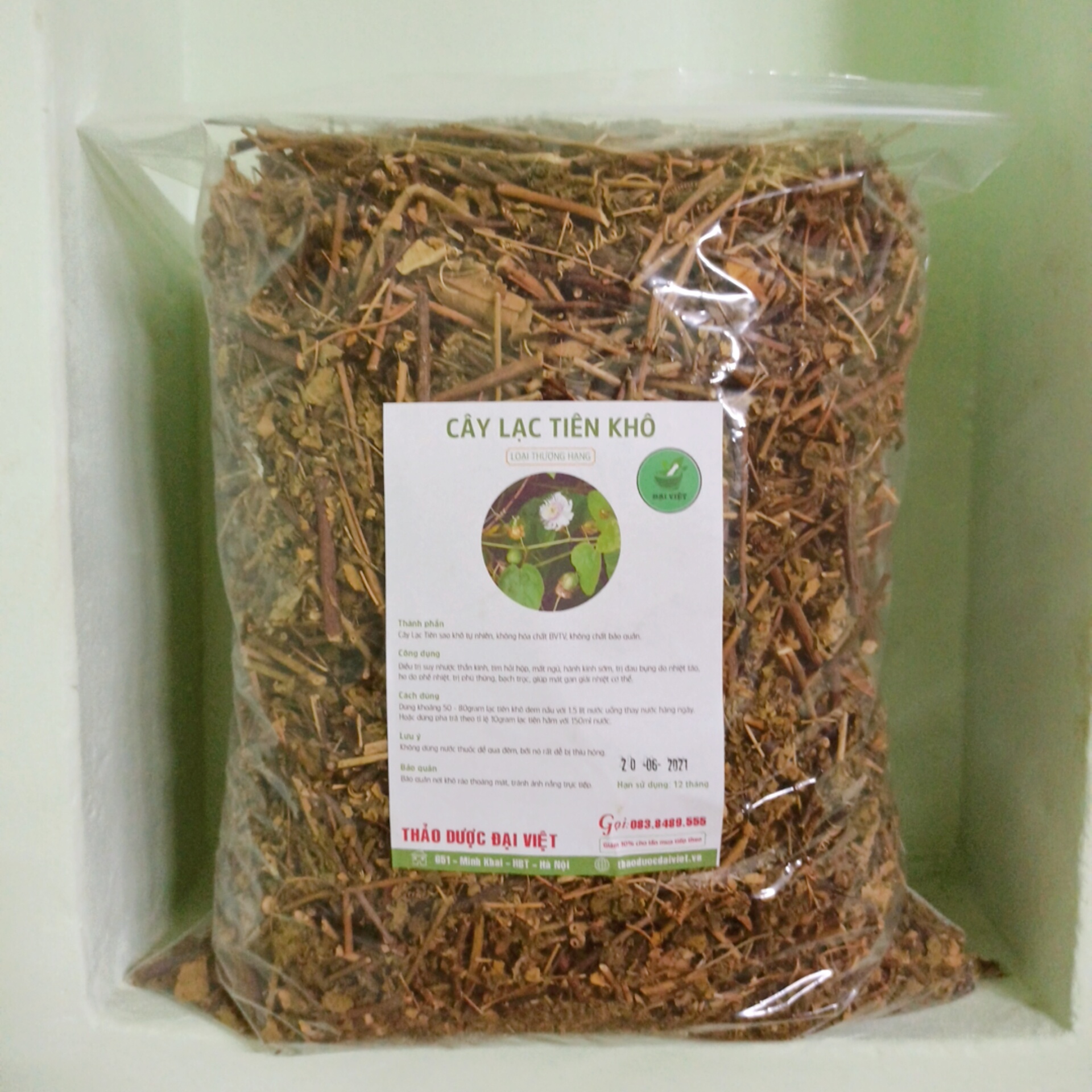 Cây lạc tiên khô 1kg - db078