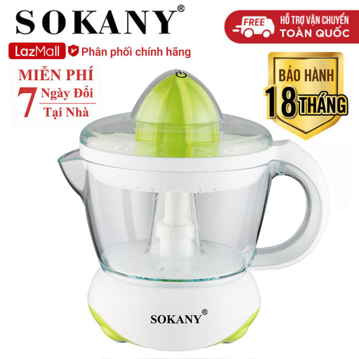 Máy vắt cam, máy ép Sokany601D màu xanh dung tích 700ml - 40W dễ dàng tháo lắp và vệ sinh [ ĐỔI MỚI 7 NGÀY - BẢO HÀNH 18 THÁNG ]
