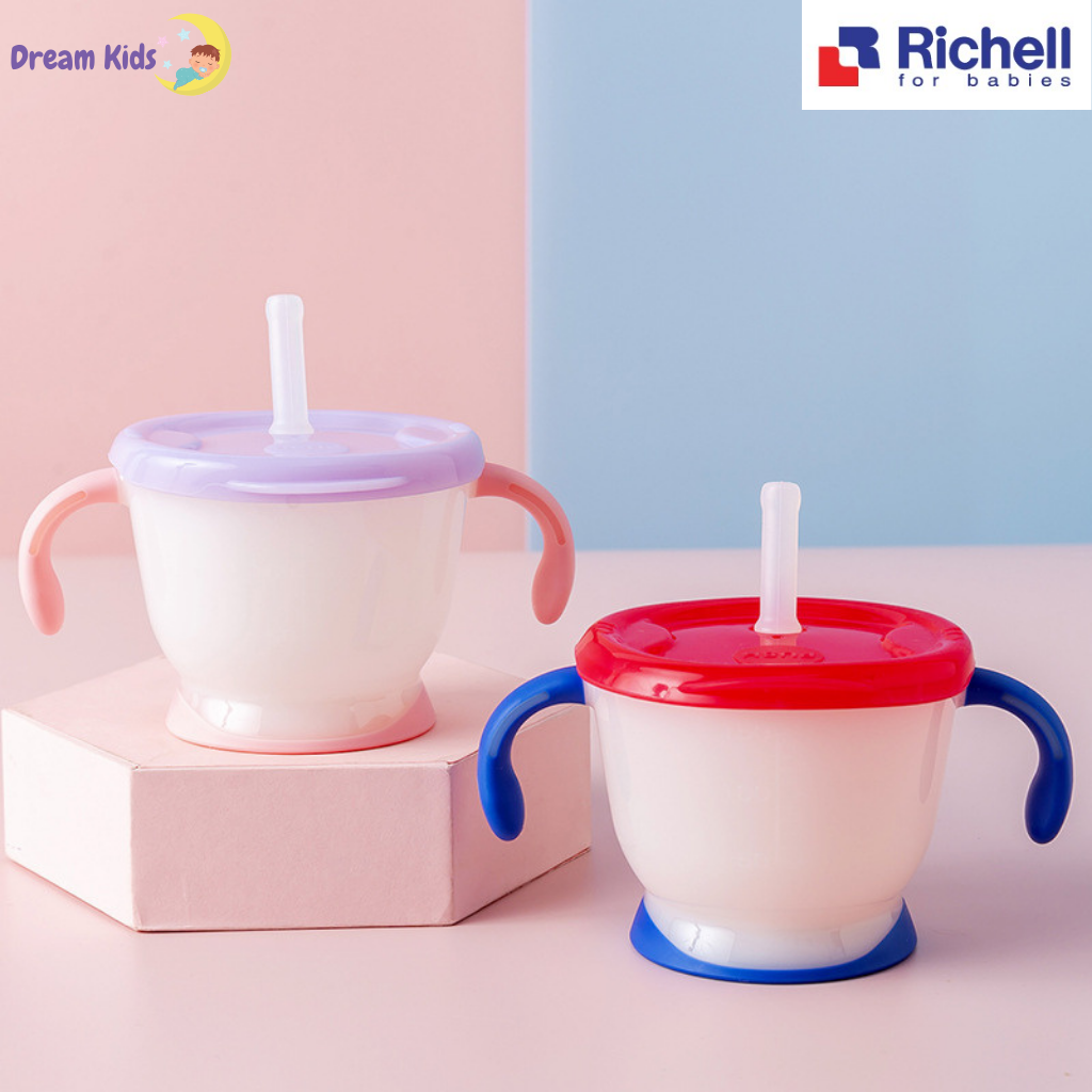 Cốc tập uống 3 giai đoạn Richell Nhật Bản