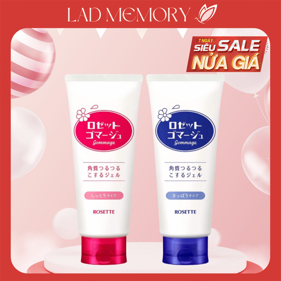 3 Tặng 1 Tẩy da chết ROSETTE Gommage Peeling Gel Nhật Bản loại 120gr