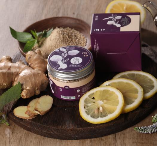 Trà Hòa Tan Tía Tô Shisoko