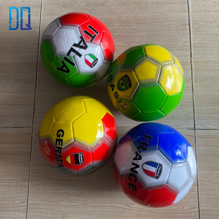 Quả bóng đá trẻ em, quả banh sân cỏ trẻ em size 5 - Tặng kèm kim bơm bóng và túi lưới đựng bóng -
