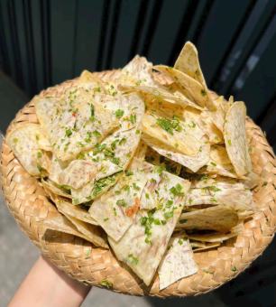 300gr Khoai môn mắm hành giòn bùi