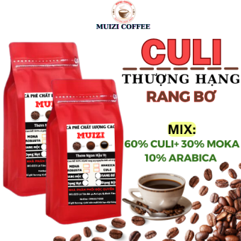 Cà phê hạt nguyên chất, cà phê hạt CULI rang bơ 1kg loại thượng hạng