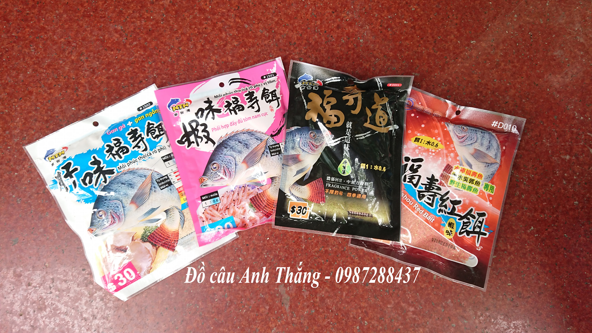 Mồi chuyên rô NTN - rô gan, rô phi rong tảo, rô phi tôm, rô đỏ