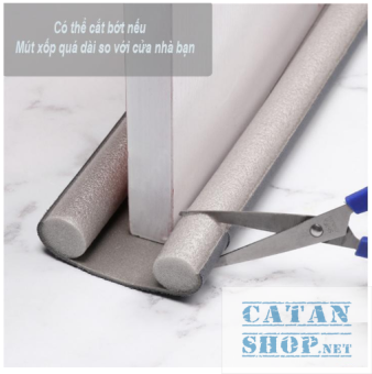 RON CỬA ĐỆM CỬA  NẸP XỐP CHẶN KHE CỬA CHỐNG CÔN TRÙNG BỤI BẨN CÁCH NHIỆT CÁCH ÂM - TRÁNH KẸT CHÂN TAY TRẺ NHỎ Gd347-XopChanCua