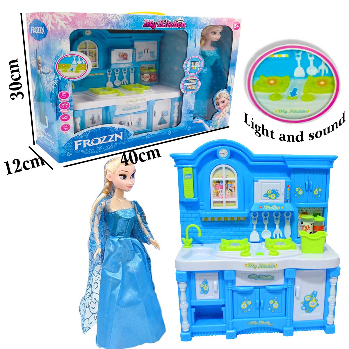 Đồ chơi búp bê elsa và dụng cụ nhà bếp - sy-2069 5a