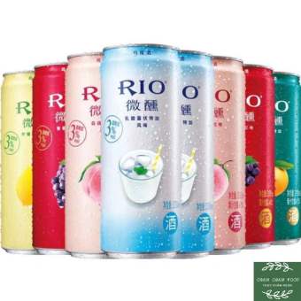 Lon nước cocktail trái cây lên men Rio Light/ Rio lon 330ml 10 vị