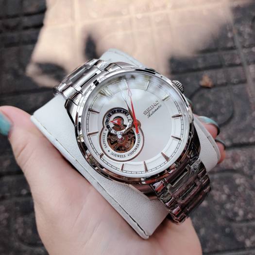 Đồng hồ Seiko Nam automatic lộ máy