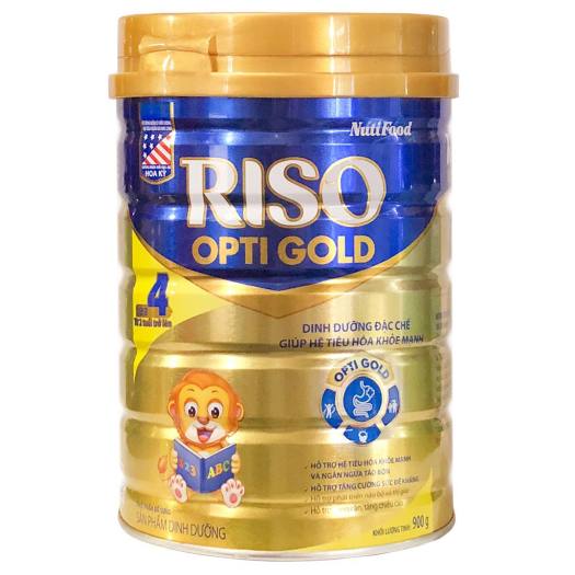 Sữa bột Riso Opti Gold 4 900g