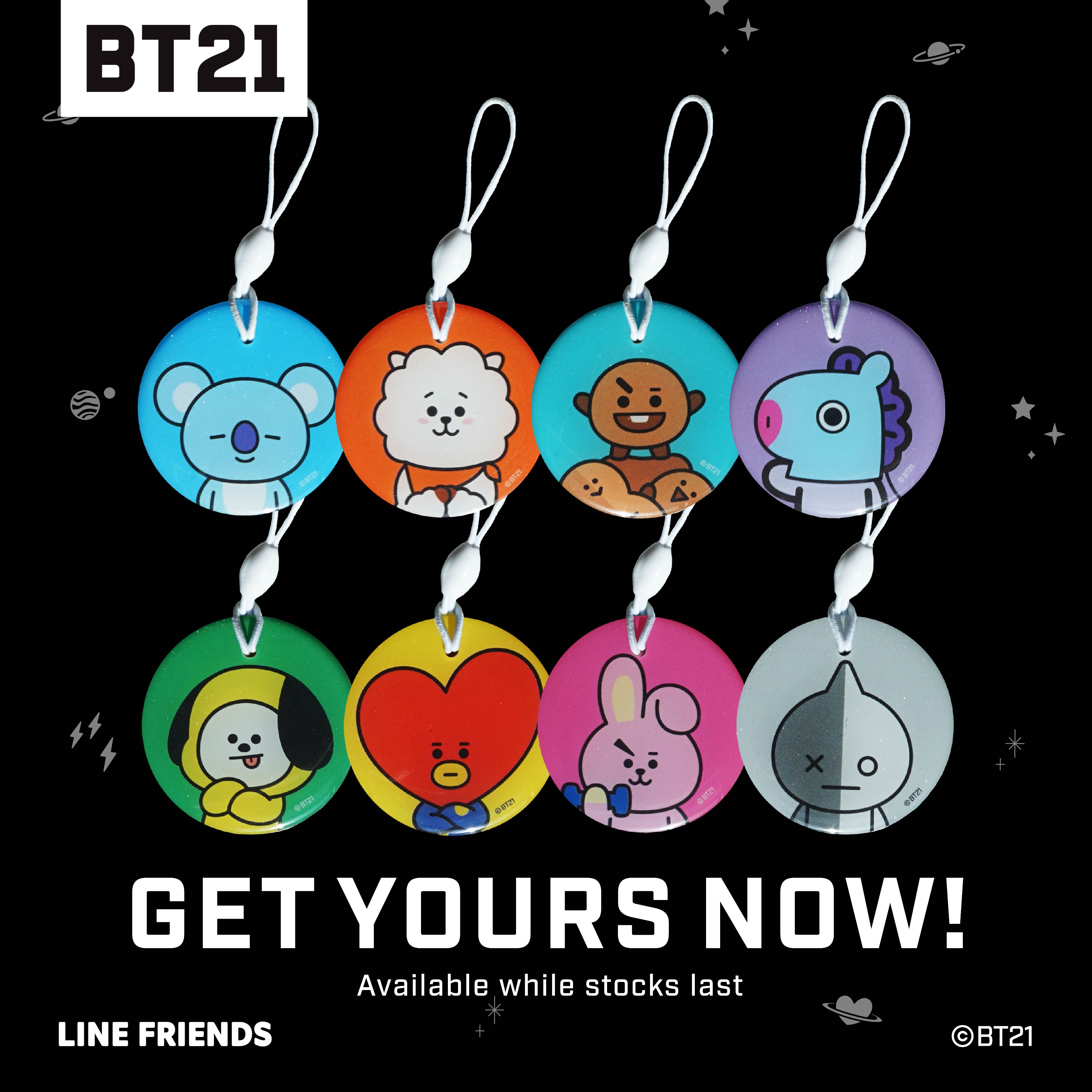 BT21 EZ-Link Charms Bring Big Laughs Everywhere With These BT21 EZ-Link ...