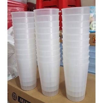 10 Cốc nhựa uống nước - cốc nhựa sọc trắng