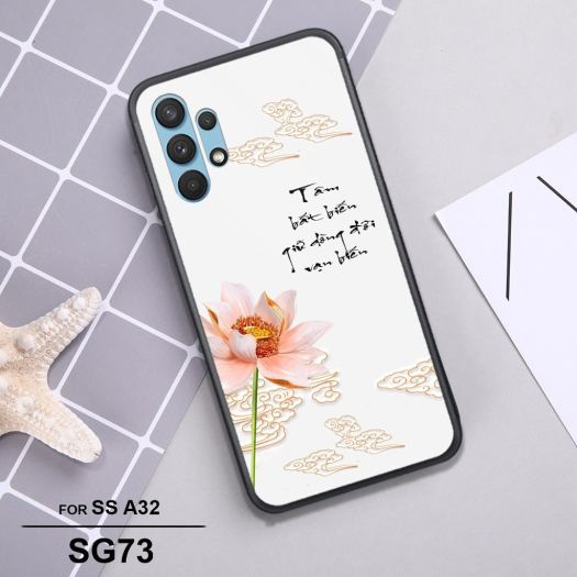┅┇  Ốp lưng kính cường lực Samsung A32 Ốp điện thoại cao cấp Son Store