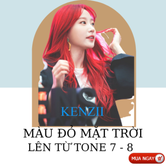 Thuốc Nhuộm Tóc Màu Đỏ Lửa Mặt Trời Kenzii Lên Từ Level 7 ( Tặng Trợ Nhuộm ) Thuốc nhuộm tóc tại nhà