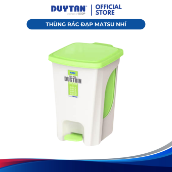 Thùng rác đạp Matsu Nhí, nhựa Duy Tân an toàn bền chắc, thùng đựng rác phù hợp mọi không gian gia đình, văn phòng, hội nghị