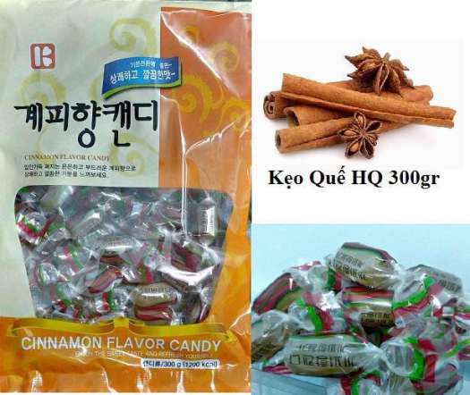 Kẹo Quế Cinnamon Flavor Candy Hàn Quốc 300gr