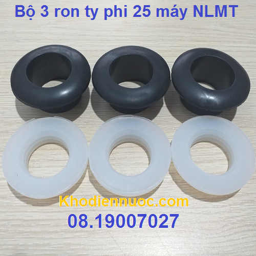 [HCM]Bộ 3 ron ty trong silicon phi 27 và 3 ron ty ngoài nhựa đúc phi 27 sử dụng cho máy nước nóng năng lượng mặt trời