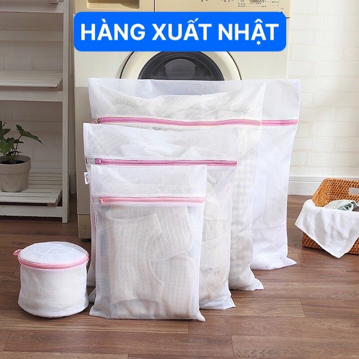 Túi lưới giặt cao cấp dày dặn bảo vệ quần áo trong máy giặt