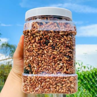 GẠO LỨT SẤY RONG BIỂN - CƠM SẤY GẠO LỨT - HŨ 500GR - Gạo Lứt Huyết Rồng