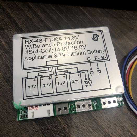 Mạch sạc và xả cân bằng pin Lifepo4 4s-100A