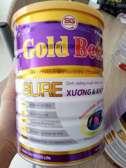 Sữa cho người già ĐẶC BIỆT CHO XƯƠNG KHỚP - Sữa Gold Beta Sure 900g - Sữa cho người già Ngăn ngừa Loãng Xương - Sữa người già - Sữa dành cho người già