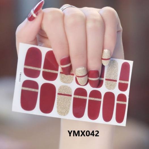 Sticker dán móng tay móng chân Nail Wraps Phong cách Hàn Quốc
