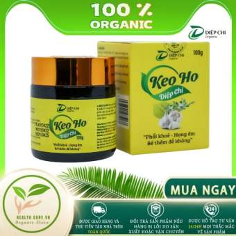KEO HO DIỆP CHI cho bé, hũ 100g giúp nâng cao đề kháng, bổ phổi, nhuận phế, hỗ trợ trị ho khan, ho đờm, đau rát họng, khan tiếng.H02-Health Care.vn