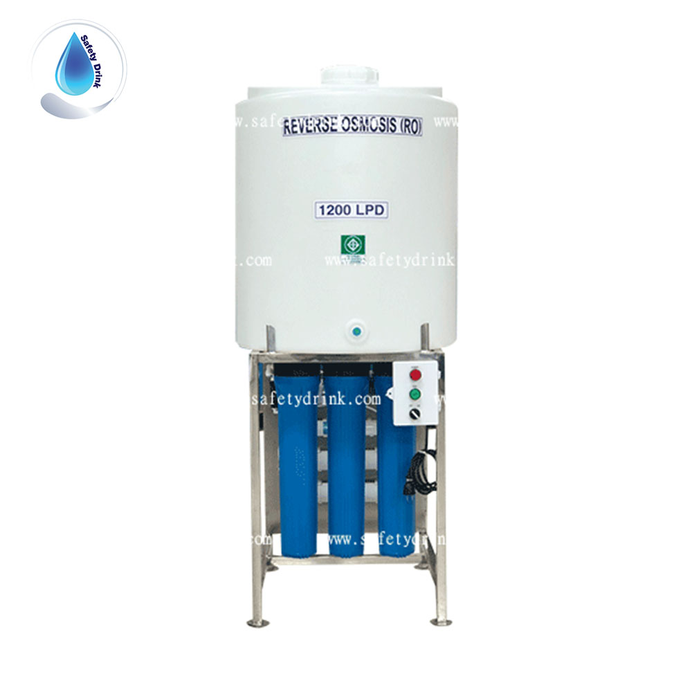SafetyDrink เครื่องกรอง RO 300 GPD พร้อมถังเก็บน้ำ 200 ลิตร (new) ราคา 19,740 บาท*ส่งฟรี
