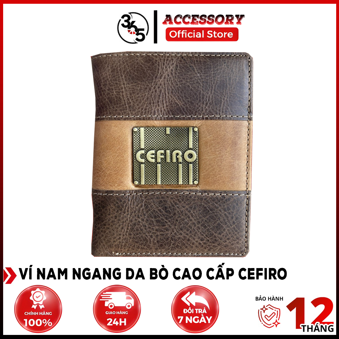 ví nam cao cấp chất liệu da bò Cefiro , bóp nam cao cấp da bò nhập khẩu , đường chỉ khâu tinh tế , kiểu dáng đứng năng động trẻ trung , bảo hành bong da trong 18 tháng lỗi đổi mới
