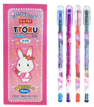 Bút nước ttoru 0.4mm - bút thỏ, bút thơm