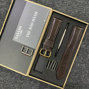 NBK. Dây đồng hồ DA BÒ MỀM CAO CẤP Khóa Kim ,SẢN PHẨM GỒM : 1 DÂY + 1 KHÓA, TẶNG 1 HỘP, 4 CHỐT và 1 CÂY THAY DÂY