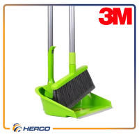 3M Scotch Brite Broom Comb-Dustpan Set (Green)