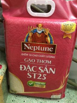 Gạo thơm đặc sản ST25, Neptune gạo ngon giá tốt