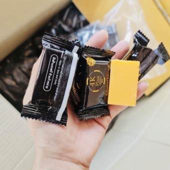 Xà Phòng Trắng Da 4K Glutathione - 4K PLUS ALPHA mini Body, Face CHÍNH HÃNG