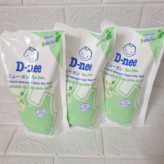 Nước giặt Dnee túi 600ml màu XANH LÁ [GÍA DÙNG THỬ ]  nước giặt nội địa thái lan