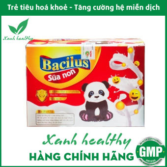 Men tiêu hóa Bacilus Sữa Non - giúp tiêu hóa khỏe, bé ăn ngon, tăng cường sức đề kháng - Hộp 30 gói x3g dùng hiệu quả nhanh