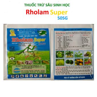 THUỐC TRỪ BỌ TRĨ, NHỆN ĐỎ, BỌ XÍT, SÂU VẼ BÙA, RẦY BÔNG. THUỐC TRỪ SÂU SINH HỌC Rholam super 50SG GÓI 5GRAM NHỆN ĐỎ, BỌ TRĨ, BỌ XÍT, RẦY BÔNG, SÂU VẼ BÙA...